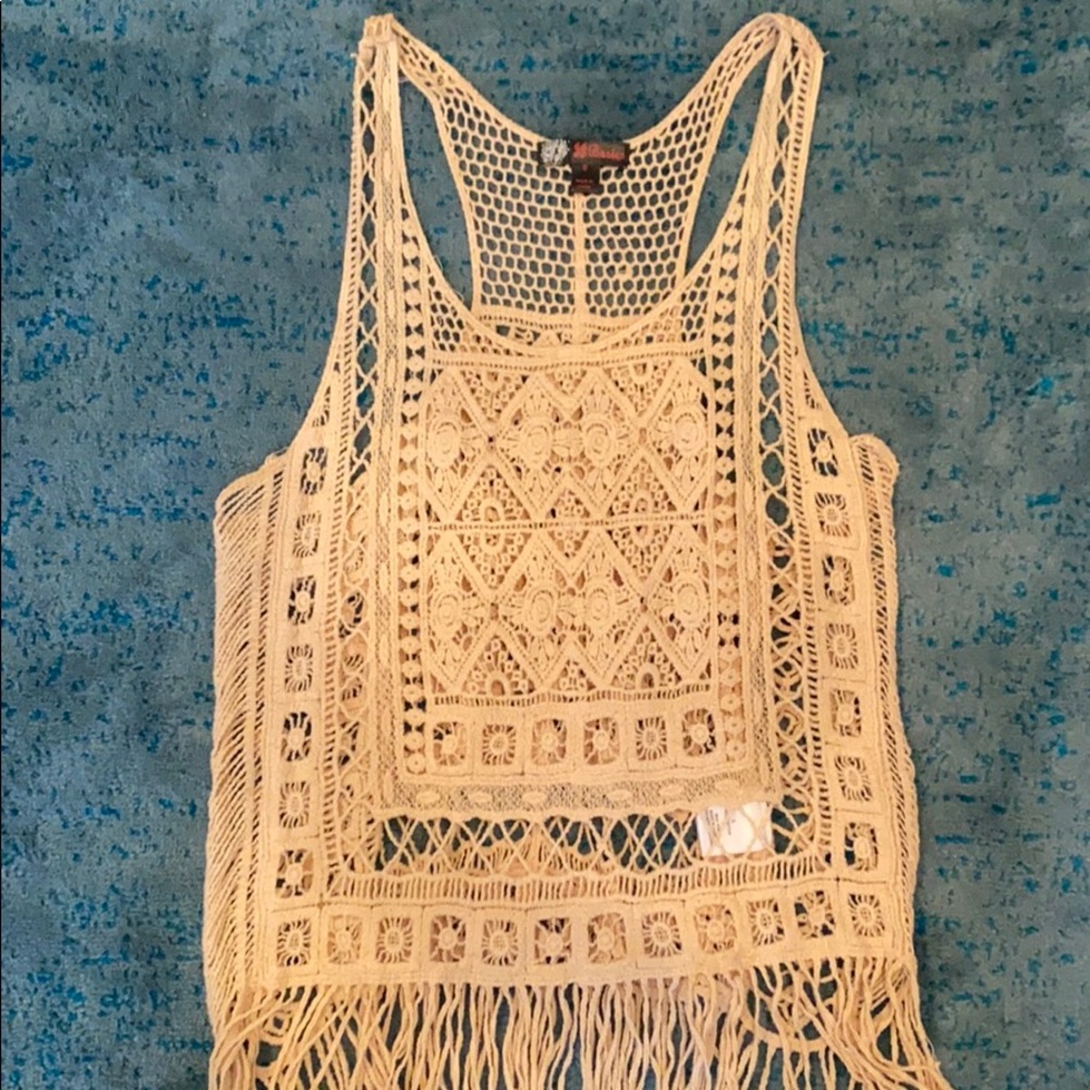 Crochet Top with Frindge